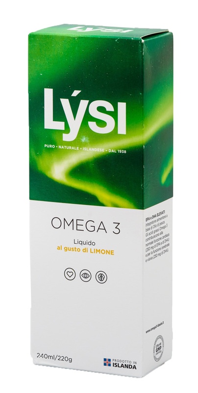 LYSI OMEGA3 LIQUIDO LIMONE 240 ML - Farmacia De Pasquale