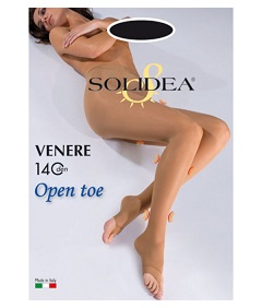 VENERE 140 OPEN TOE COLLANT NERO 4-L - Farmacia De Pasquale
