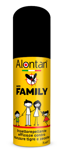ALONTAN NEO FAMILY SPRAY 75 ML ICARIDINA 10% - Farmacia De Pasquale