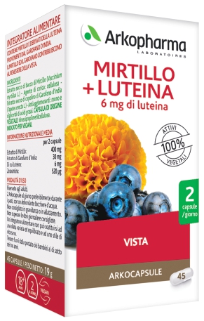 ARKO CAPSULE MIRTILLO+LUTEINA 45 CAPSULE - Farmacia De Pasquale