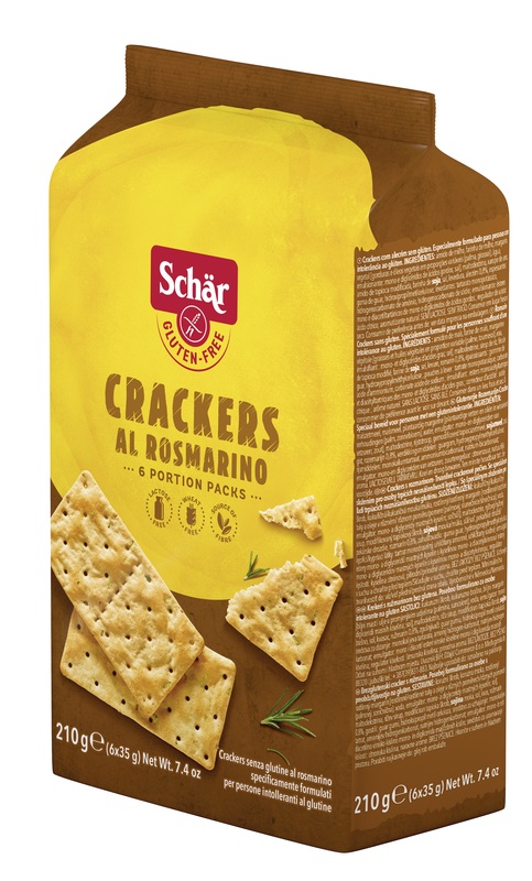 SCHAR CRACKERS AL ROSMARINO 6 CONFEZIONI DA 35 G - Farmacia De Pasquale