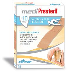 CEROTTO PER DITA MEDIPRESTERIL FLESSIBILE 12X2CM 10 PEZZI - Farmacia De Pasquale