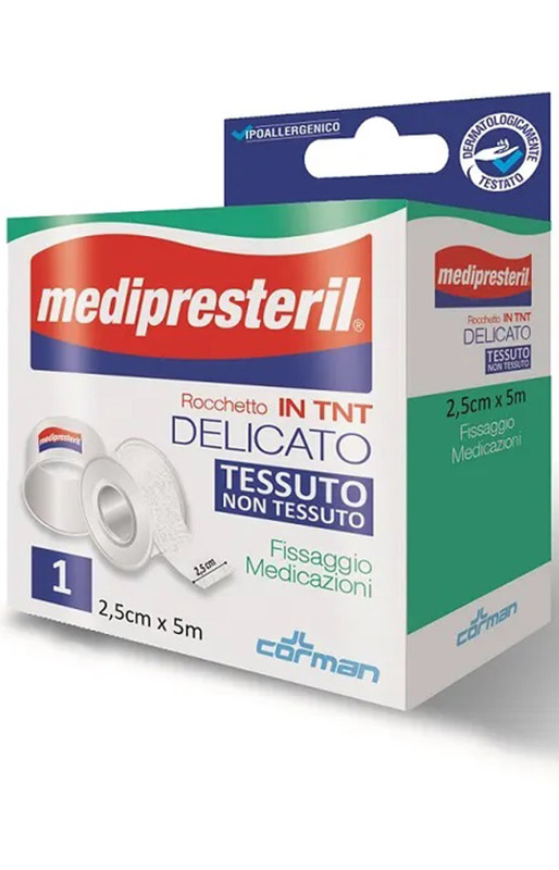 CEROTTO MEDIPRESTERIL DISPENSER TESSUTO NON TESSUTO 5X250CM - Farmacia De Pasquale
