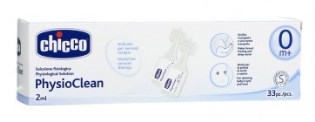 CHICCO PHYSIOCLEAN SOLUZIONE FISIOLOGICA 33 FLACONCINI 2 ML - Farmacia De Pasquale