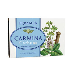 CARMINA CARBONE 24 CAPSULE VEGETALI 12 G - Farmacia De Pasquale
