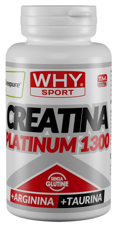 WHYSPORT CREATINA PLATINUM 1300 120 COMPRESSE - Farmacia De Pasquale