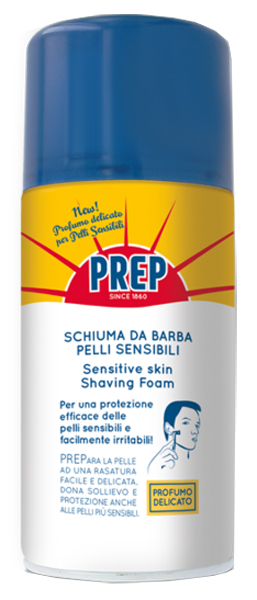 PREP SCHIUMA BARBA PELLE SENSIBILE 300 ML - Farmacia De Pasquale