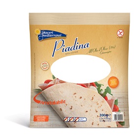 PIACERI MEDITERRANEI PIADINA OLIO D'OLIVA 200 GRAMMI - Farmacia De Pasquale