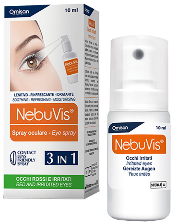 NEBUVIS OCCHI IRRITATI SPRAY 10 ML 1 PEZZO - Farmacia De Pasquale