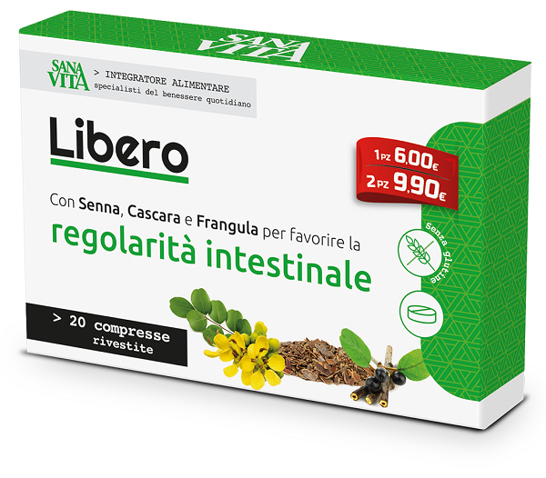 SANAVITA LIBERO 20 COMPRESSE - Farmacia De Pasquale