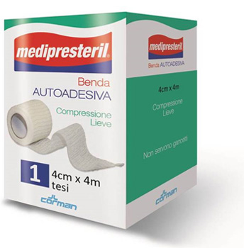 BENDA ADESIVA MEDIPRESTERIL 4X400CM - Farmacia De Pasquale