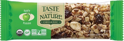 TASTE OF NATURE BARRETTE ALL MELE BIO VEGAN AD ALTO CONTENUTO DI FIBRE 40 G - Farmacia De Pasquale