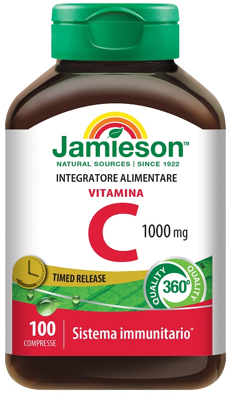 JAMIESON VITAMINA C 1000 TIMED RELEASE 100 COMPRESSE BARATTOG - Farmacia De Pasquale