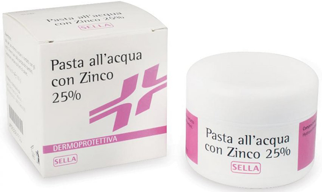 PASTA ACQUA CON ZINCO 25% 100 G - Farmacia De Pasquale