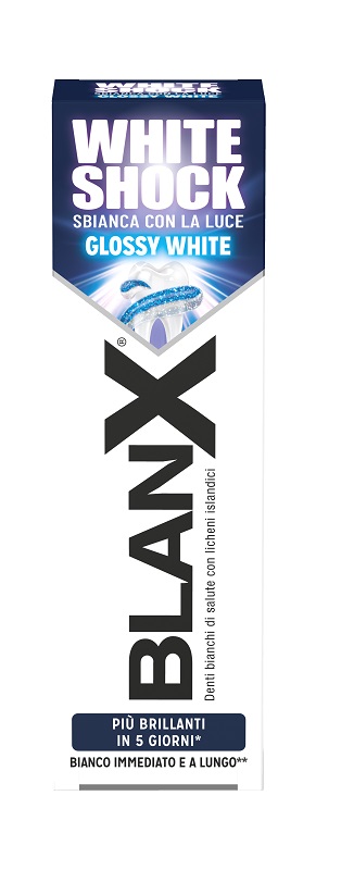 BLANX WHITE SHOCK SBIANCANTE DENTI 75 ML - Farmacia De Pasquale