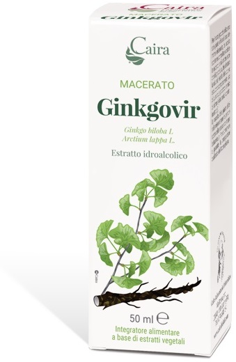 CAIRA GINKGOVIR MACERATO IDROALCOLICO GOCCE 50 ML - Farmacia De Pasquale