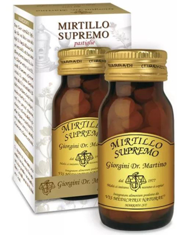 MIRTILLO SUPREMO 80 PASTIGLIE - Farmacia De Pasquale