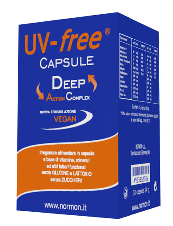 NORMON UV FREE 30 CAPSULE - Farmacia De Pasquale