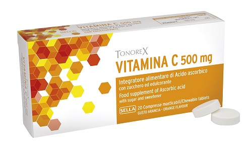 TONOREX VITAMINA C 500 MG 20 COMPRESSE - Farmacia De Pasquale