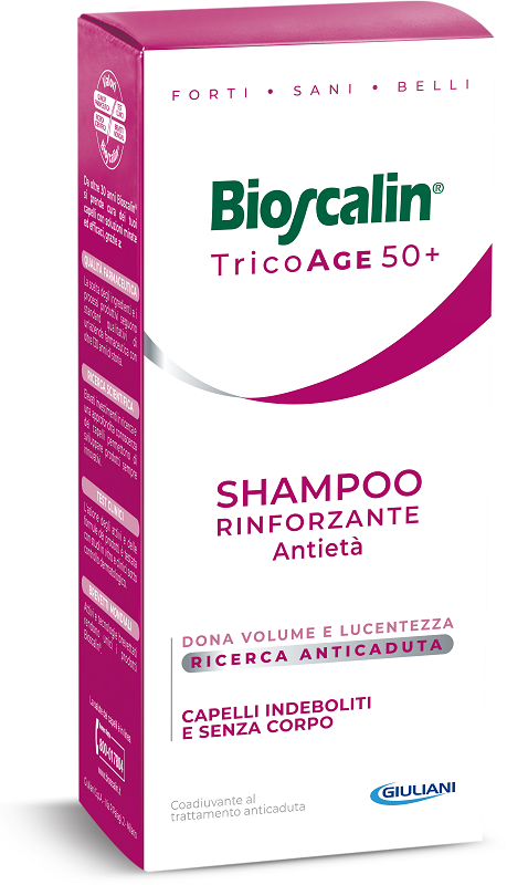 BIOSCALIN TRICOAGE SHAMPOO RINFORZANTE ANTIETA' 200 ML - Farmacia De Pasquale