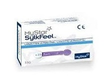 LANCETTE PUNGIDITO MYSTAR SYLKFEEL LANCETS 33 GAUGE 25 PEZZI - Farmacia De Pasquale