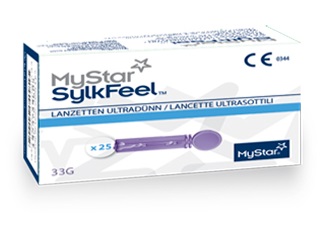 LANCETTE PUNGIDITO MYSTAR SYLKFEEL LANCETS 33 GAUGE 50 PEZZI - Farmacia De Pasquale