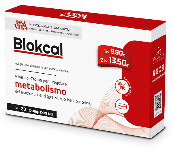 SANAVITA BLOKCAL 20 COMPRESSE - Farmacia De Pasquale