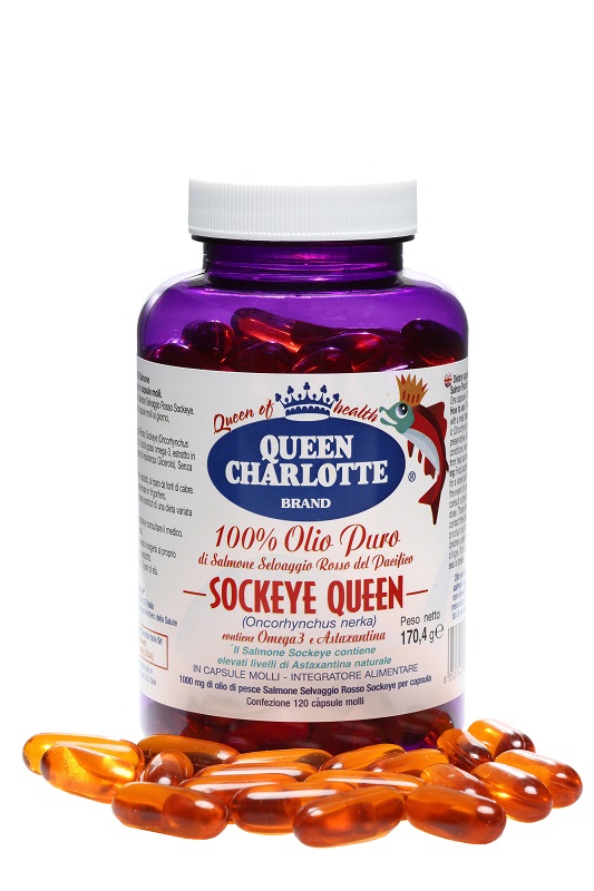 OLIO PURO SALMONE SELVAGGIO ROSSO 120 CAPSULE - Farmacia De Pasquale