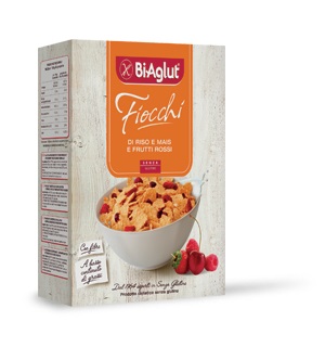 BIAGLUT CEREALI PRIMA COLAZIONE AI FRUTTI ROSSI 275 G - Farmacia De Pasquale