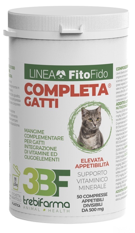 COMPLETA GATTI 50 COMPRESSE BARATTOLO 25 G - Farmacia De Pasquale