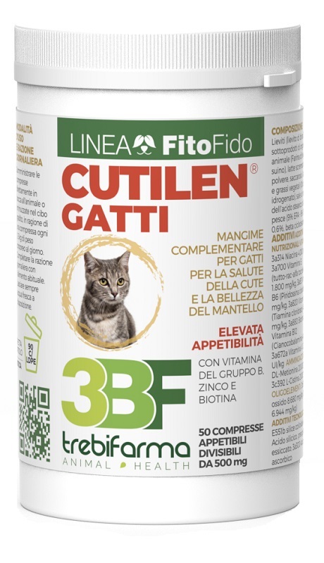 CUTILEN GATTI 50 COMPRESSE BARATTOLO 25 G - Farmacia De Pasquale