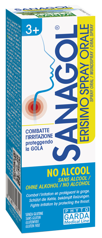 SANAGOL SPRAY ERISIMO SENZA ALCOOL 20 ML - Farmacia De Pasquale