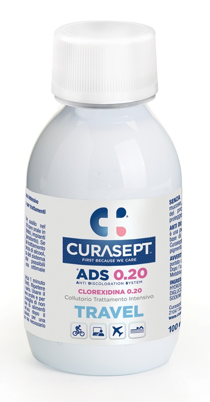 CURASEPT COLLUTORIO 0,20 ADS TRAVEL 100 ML - Farmacia De Pasquale