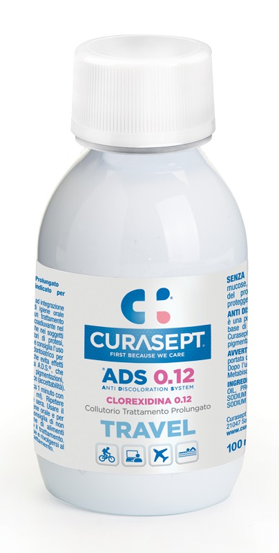 CURASEPT COLLUTORIO 0,12 TRAVEL ADS 100 ML - Farmacia De Pasquale
