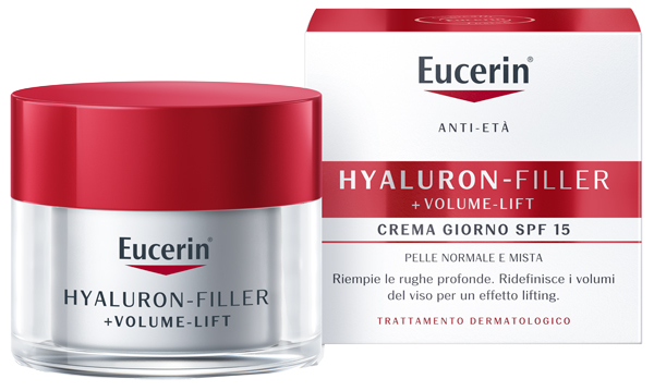 EUCERIN HYALURON FILLER VOLUME GIORNO PELLE NORMALE MISTA 50 ML - Farmacia De Pasquale