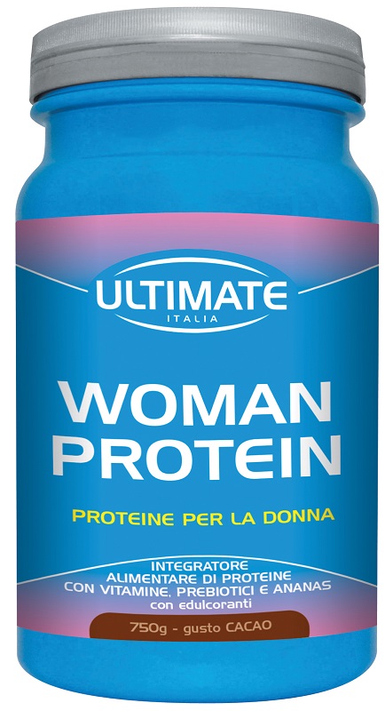 ULTIMATE WOMAN PROTEIN CACAO 750 G - Farmacia De Pasquale