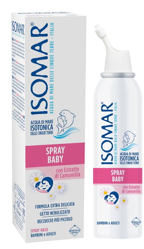 ISOMAR SPRAY BABY CON CAMOMILLA 100 ML - Farmacia De Pasquale