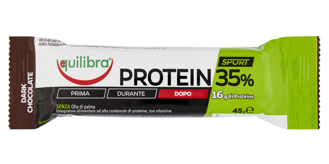 PROTEIN 35% BARRETTA DARK CHOCOLATE 45 G - Farmacia De Pasquale
