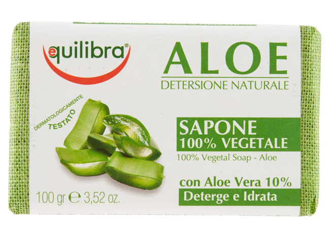 SAPONE NATURALE ALOE 100 ML - Farmacia De Pasquale