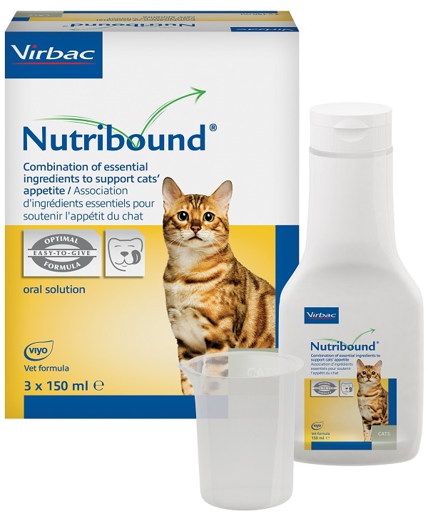 NUTRIBOUND SOLUZIONE ORALE APPETIBILE PER GATTO 3 FLACONI DA 150 ML - Farmacia De Pasquale