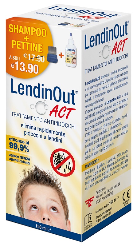 LENDINOUT ACT ANTIPIDOCCHI 150 ML - Farmacia De Pasquale