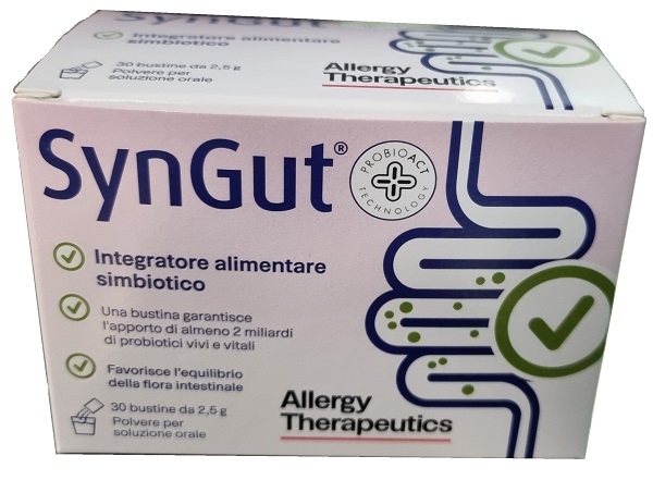 SYNGUT 30 BUSTINE DI LIOFILIZZATO DA 2,5 G IN ASTUCCIO 75 G - Farmacia De Pasquale