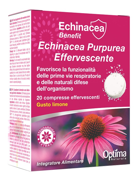 ECHINACEA EFFERVESCENTE 20 COMPRESSE - Farmacia De Pasquale