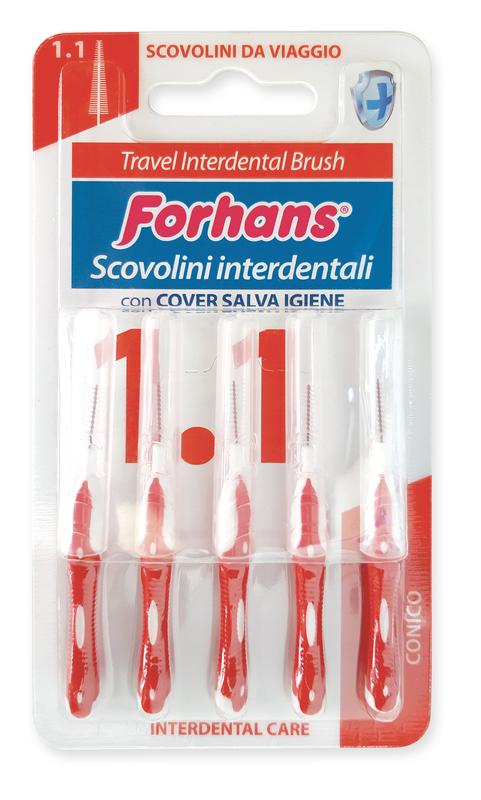 FORHANS TRAVEL INTERDENTAL BRUSH 1,1 - Farmacia De Pasquale