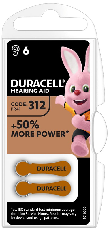 DURACELL EASY TAB 312 MARRONE BATTERIA PER APPARECCHIO ACUSTICO - Farmacia De Pasquale