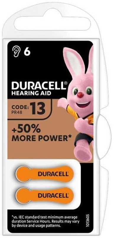 DURACELL EASY TAB 13 ARANCIO BATTERIA PER APPARECCHIO ACUSTICO - Farmacia De Pasquale