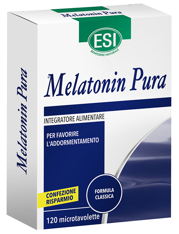 ESI MELATONIN PURA 120 MICROTAVOLETTE - Farmacia De Pasquale