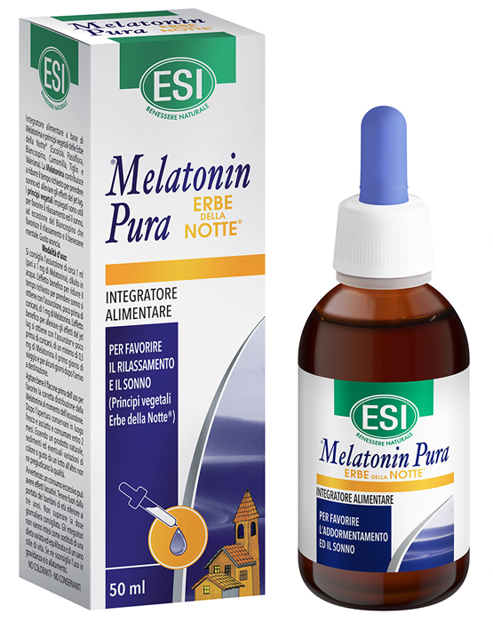 ESI MELATONIN PURA GOCCE ERBE NOTTE 50 ML - Farmacia De Pasquale