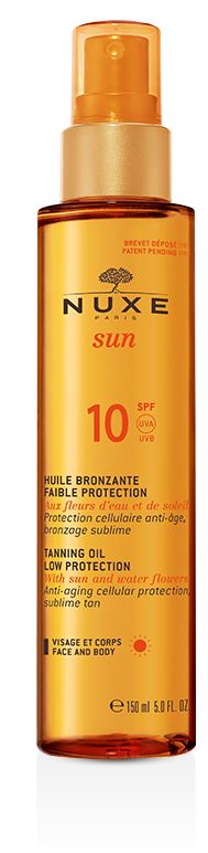 NUXE SUN OLIO SOLARE VISO E CORPO SPF10 150 ML - Farmacia De Pasquale