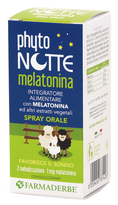 PHYTO NOTTE MELATONINA SPRAY ORALE 30 ML - Farmacia De Pasquale